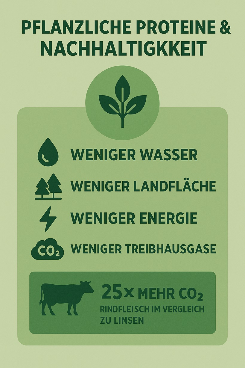 Pflanzliche Proteine für die Umwelt