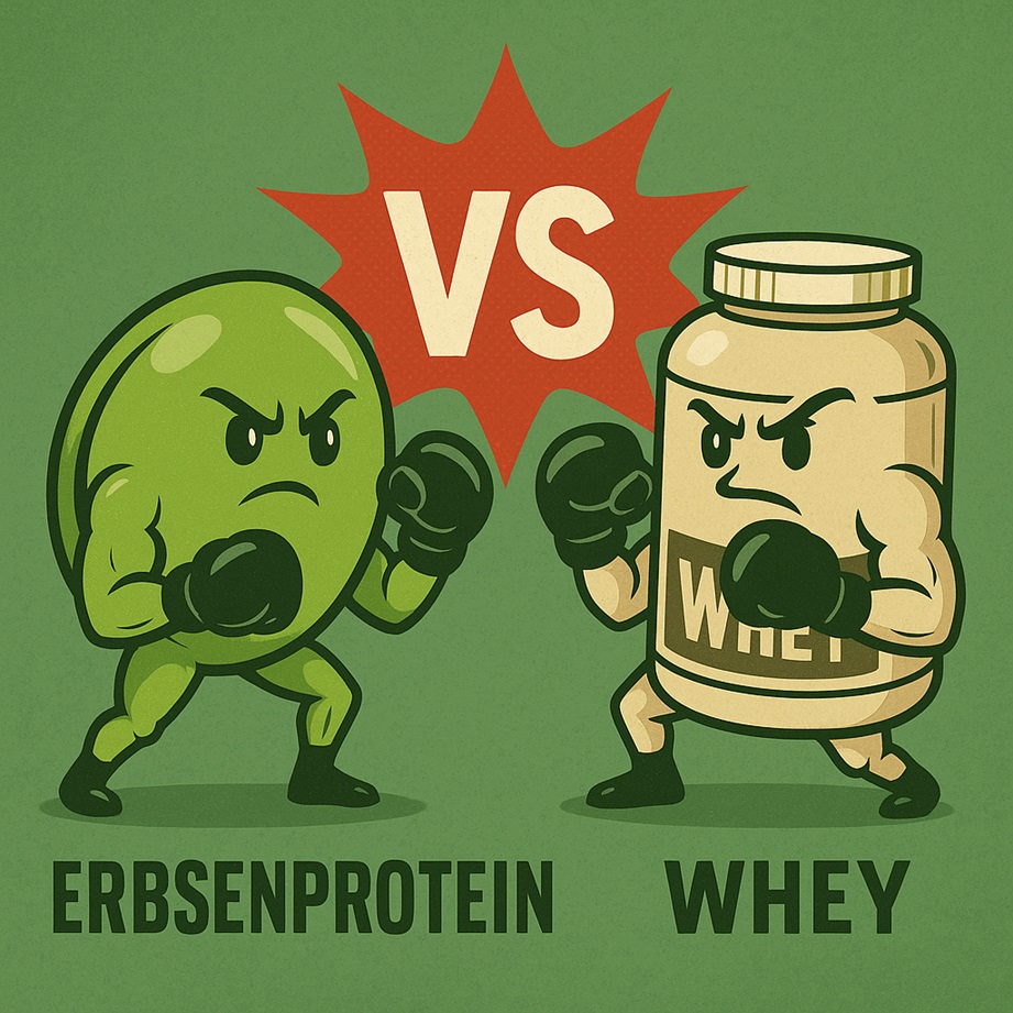 Erbsenprotein gegen Whey Vergleich